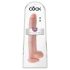 King Cock 14 ogromny dildo (35cm) - naturalny