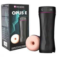   mystim Opus E Donut - masturbator elektryczny (naturalny-czarny)