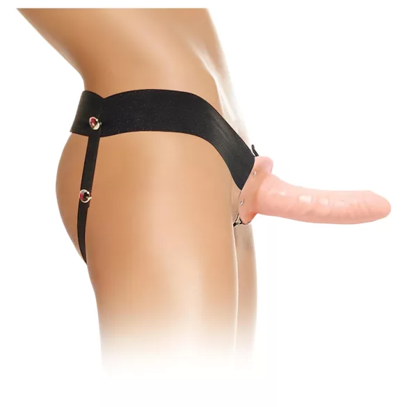 Pipedream - Fetish Strap-On 6 - przypinany, pusty dildo (naturalny)