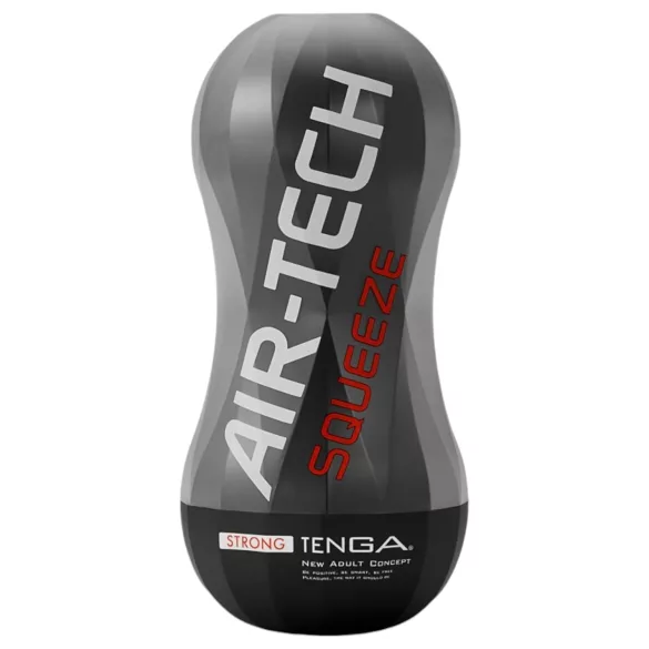 TENGA - masturbator próżniowy - mocna stymulacja - czarny
