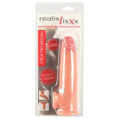  Realistixxx - nakładka na penisa z pierścieniem - przedłużająca - 19 cm
