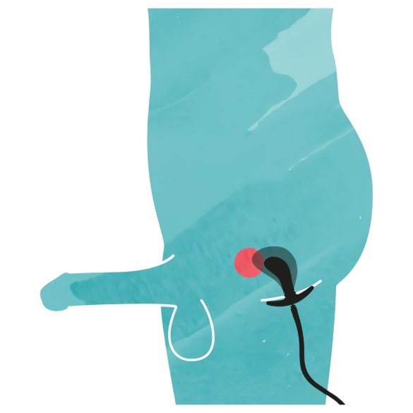 You2Toys - nadmuchiwana zatyczka analna - czarny