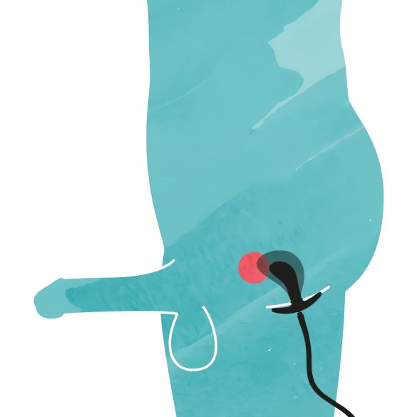 You2Toys - nadmuchiwana zatyczka analna - czarny