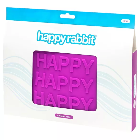 Happyrabbit - etui na gadżety erotyczne - duży - fioletowy