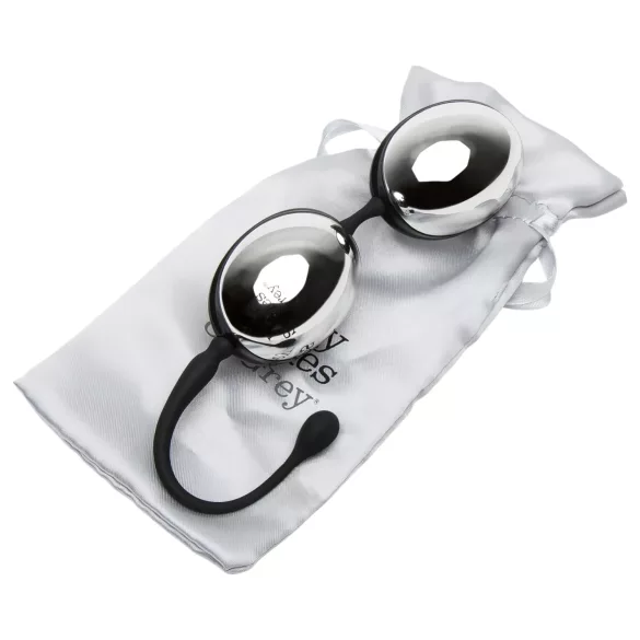 Fifty Shades of Grey - kulki gejszy - metalowe srebrne