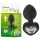 You2Toys - korek analny - z białym kryształem - czarny