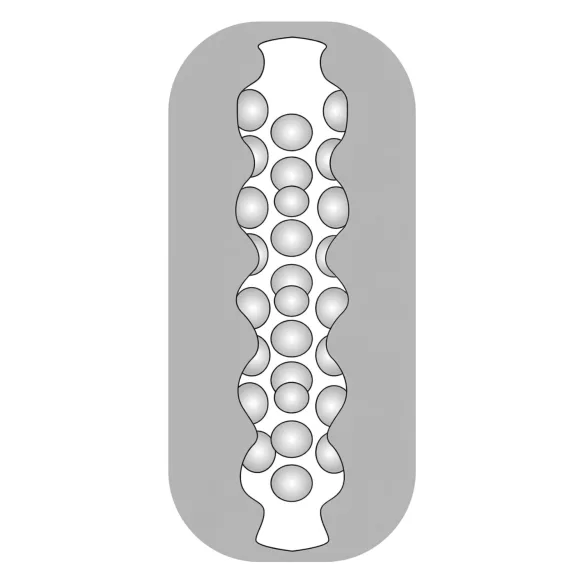 STROKER Speed - masturbator typu pupcia - przezroczysty