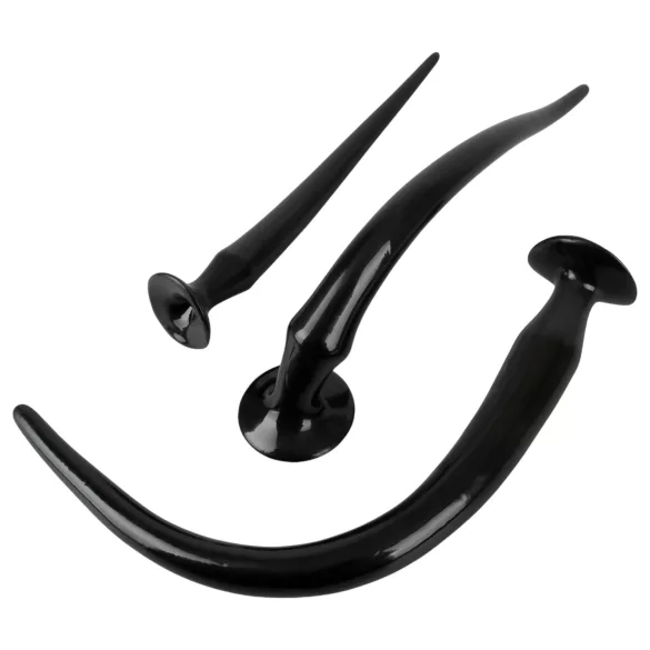 You2Toys - zestaw długich korków analnych 3 sztuki - czarne