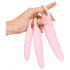 SMILE - trenażery waginalne - zestaw dildo - silikon różowy 3 sztuki