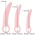 SMILE - trenażery waginalne - zestaw dildo - silikon różowy 3 sztuki