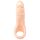 Realistixxx Double F - realistyczny dildo z pierścieniem erekcyjnym (naturalny)