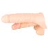 Realistixxx Double F - realistyczny dildo z pierścieniem erekcyjnym (naturalny)