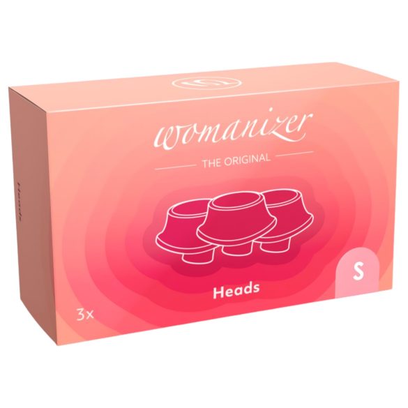 Womanizer Premium Eco - zestaw zapasowych nakładek ssących - różowy - 3 szt. - M