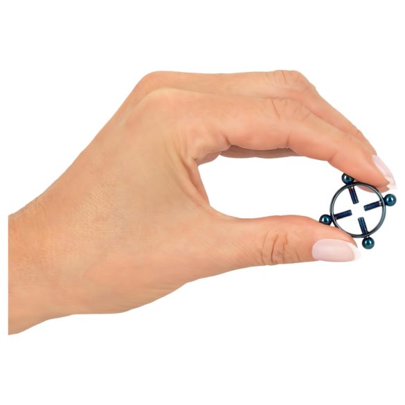 Bad Kitty - ozdoba na sutki zakręcana - niebieska