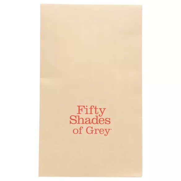 Fifty Shades of Grey - obroża i zaciski na sutki - czarno-czerwone