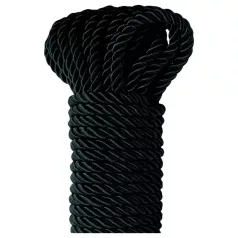   Fetysz Jedwabista Lina - lina do bondage shibari (10 m, czarna)
