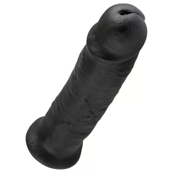 King Cock - dildo z przyssawką - 25 cm - czarny