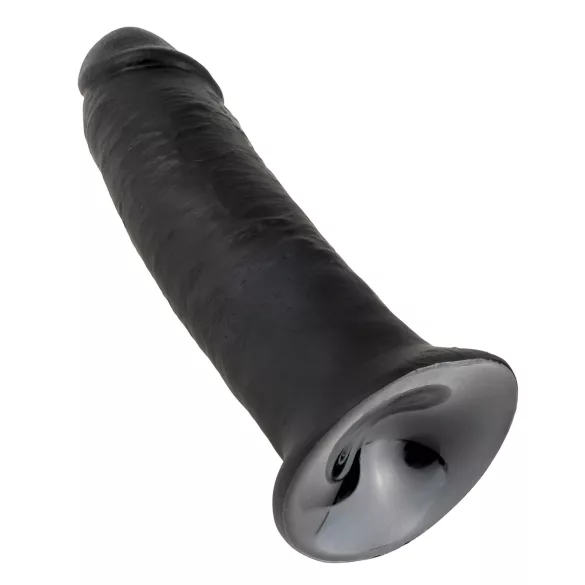 King Cock - dildo z przyssawką - 25 cm - czarny