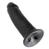 King Cock - dildo z przyssawką - 25 cm - czarny