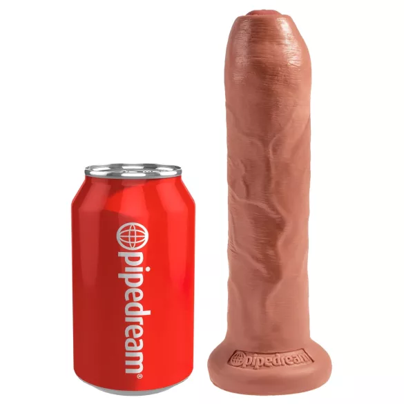 King Cock - realistyczny dildo - 18 cm - ciemny odcień skóry
