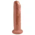 King Cock - realistyczny dildo - 18 cm - ciemny odcień skóry