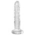King Cock Clear - dildo z przyssawką - 15 cm