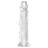 King Cock Clear 8 - duży dildo z przyssawką 20 cm - realistyczny
