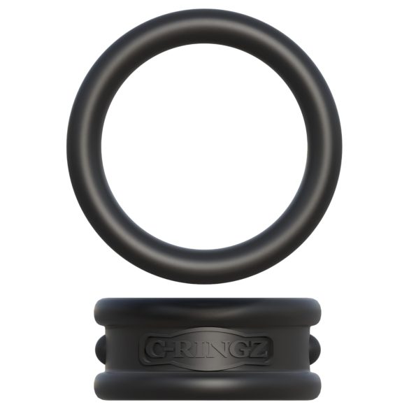 Fantasy C-Ringz - pierścień na penisa i jądra (czarny)