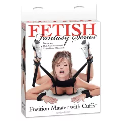 Fetish Position Master - zestaw do krępowania BDSM - czarny