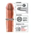 Pipedream - X-TENSION Mega 2 - realistyczna nakładka na penisa (20,3 cm, w kolorze naturalnym)