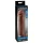 Pipedream X-TENSION Perfect 2 - pierścień na penisa z wypustkami - ciemny naturalny (19 cm)