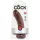 King Cock 8 dildo (20 cm, brązowy)