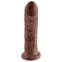 King Cock 8 dildo (20 cm, brązowy)