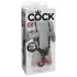 King Cock - strap-on z pustym dildo - 25 cm