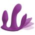 3Some Total Ecstasy - akumulatorowy potrójny wibrator radiowy (fioletowy)