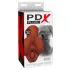 PDX Pick Your Pleasure - realistyczny masturbator 2 w 1 (brązowy)