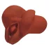PDX Pick Your Pleasure - realistyczny masturbator 2 w 1 (brązowy)