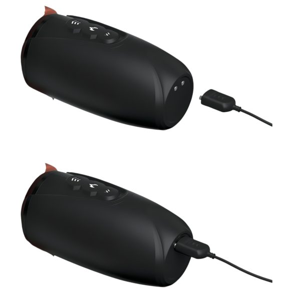 King Cock Plus 7,5 - wibrator z jądrami - realistyczny brązowy