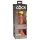King Cock Elite 6 - realistyczny dildo z przyssawką - ciemny 15 cm