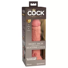   King Cock Elite 8 - realistyczny dildo z przyssawką 20 cm - kolor cielisty