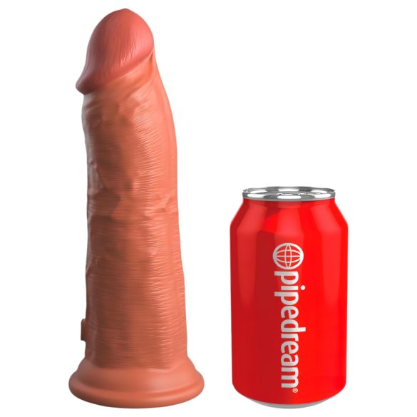 King Cock Elite 8 - dildo z przyssawką - realistyczny ciemny 20cm