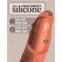King Cock Elite 8 - dilda z przyssawką (20 cm) - ciemny naturalny