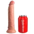 King Cock Elite 9 - realistyczny dildo z przyssawką 23cm - cielisty