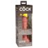 King Cock Elite 6 - realistyczny wibrator - 15 cm - ciemny beżowy