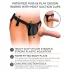King Cock Elite Beginner's - strap-on dildo - realistyczny - beżowy