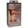 King Cock Elite Comfy - strap-on dildo z uprzężą - ciemny naturalny