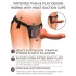 King Cock Elite Comfy - strap-on dildo z uprzężą - ciemny naturalny