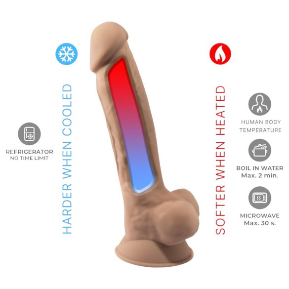 Body Dock - dildo do strapona - G-punkt - Silexd 7 - silikon