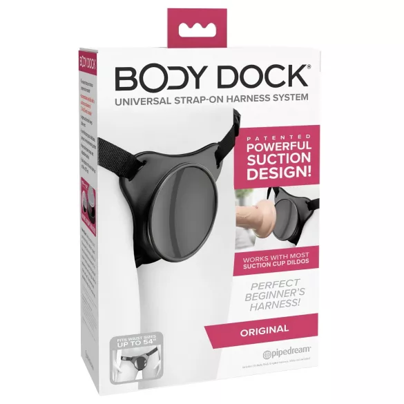 Body Dock OG - przypinany dół z przyssawką (czarny)