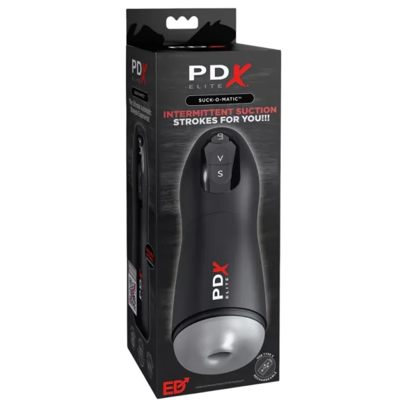 PDX Suck-O-Matic - masturbator automatyczny akumulatorowy - czarny